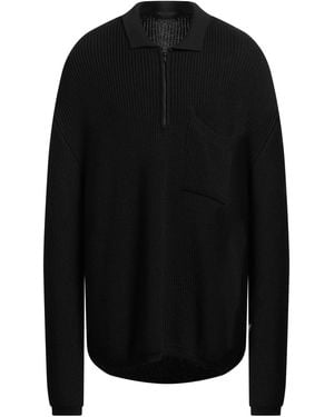 Hevò Sweater Virgin Wool, Acrylic - Black