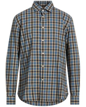 RECORD LUX Shirt Cotton - Blue
