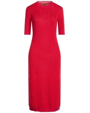 Missoni Midi Dresses - Red