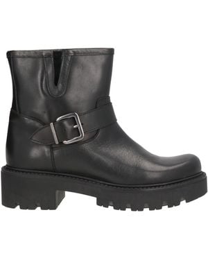 i love italy Ankle Boots Leather - Black