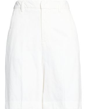 Dondup Shorts & Bermuda Shorts Cotton, Lyocell - White