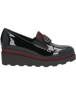Cinzia Soft Loafers Synthetic Material, Textile Fibers - Black