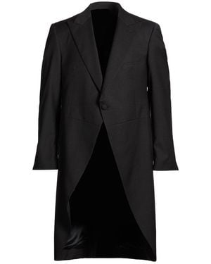 Lardini Charcoal Blazer Wool - Black