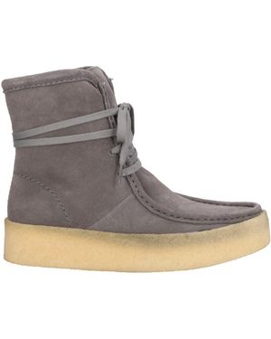 Clarks Ankle Boots Leather - Gray