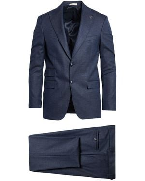 SUIT SARTORIA Suit Pes, Viscose, Elastane - Blue