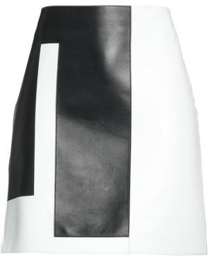 Fendi Mini Skirt Lambskin - Gray
