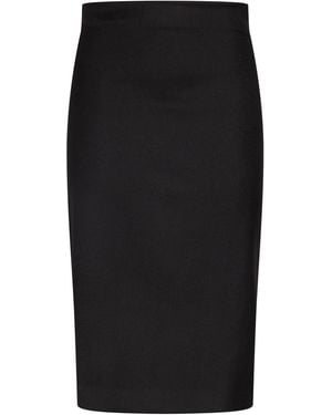 Alberta Ferretti Midi Skirt - Black