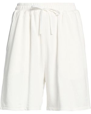 Trusted Handwork Shorts & Bermuda Shorts Cotton, Lyocell, Polyester - White