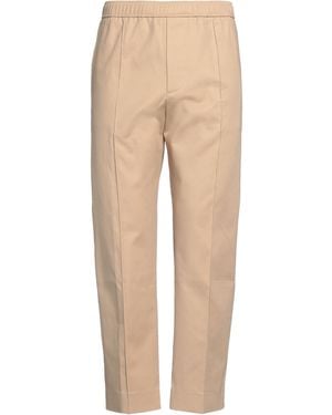 Lanvin Trousers Cotton, Elastane - Natural
