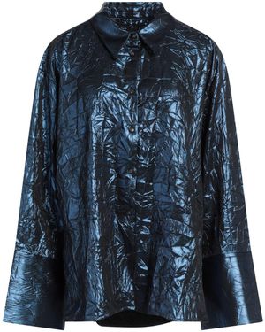 THE M.. Shirt Polyester, Metallic Polyester - Blue