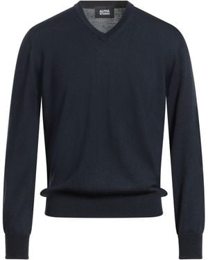 Alpha Studio Pullover - Azul