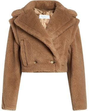 Max Mara Shearling- & Kunstfell - Braun