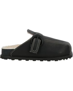 Marine Serre Mules & Sabots - Noir