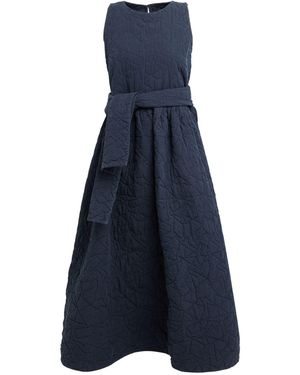 Daniela Gregis Maxi Dress Wool, Cotton - Blue