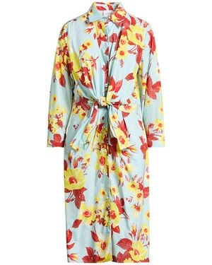 Sara Roka Sky Midi Dress Cotton - White