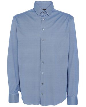 Giorgio Armani Shirt Cotton - Blue