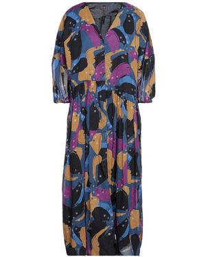 Manila Grace Long Dress - Blue