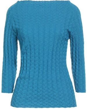 Semicouture Azure Jumper Virgin Wool - Blue