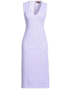 Missoni Lilac Midi Dress Cotton, Viscose - Purple