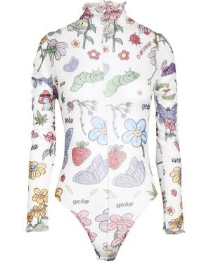 Gcds Bodysuit - Weiß