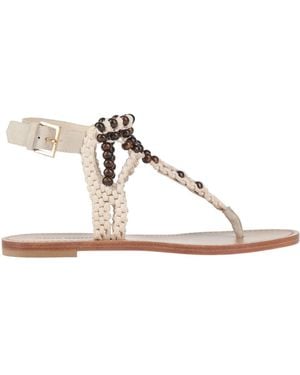 Alberta Ferretti Sandalias De Dedo - Blanco