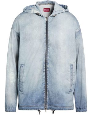 DIESEL Jacket Cotton, Polyester, Elastane - Blue
