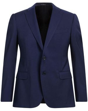 Emporio Armani M Line Blazer Virgin Wool - Blue