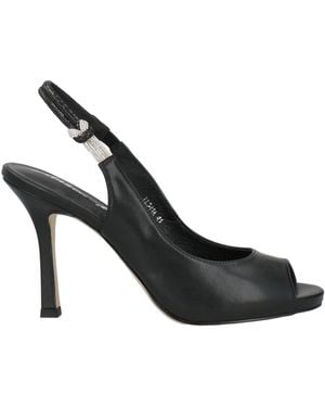 Luciano Barachini Sandals Leather - Black