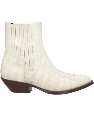 Celine Botines de caña alta - Blanco