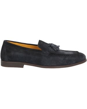 Doucal's Newton Midnight Loafers Leather - Blue