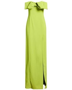 Pinko Maxi Dress Polyester, Elastane - Green