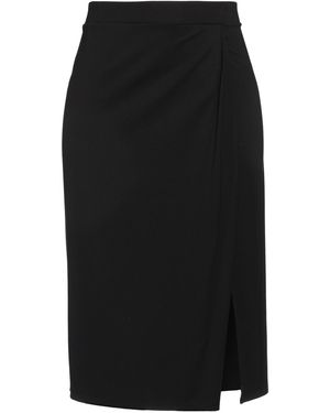 Caractere Midi Skirt Viscose, Polyamide, Elastane - Black