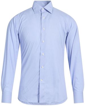 Canali Shirt Cotton - Blue