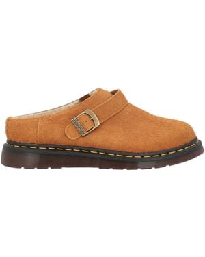 Dr. Martens Camel Mules & Clogs Leather - Brown