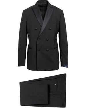 Lardini Suit Wool, Elastane - Blue