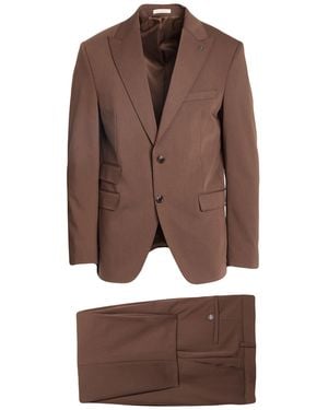 SUIT SARTORIA Suit Polyester, Viscose, Elastane - Brown