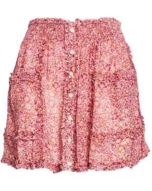 Poupette Mini Skirt Viscose - Red