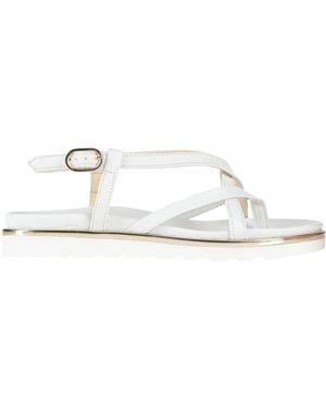 NU NU' Thong Sandals - White