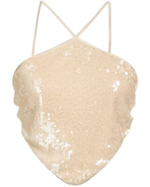 4giveness Cream Top Polyester, Elastane - Natural