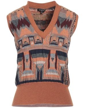 Etro Sweater Wool, Synthetic Fibers, Cupro, Acetate, Silk - Brown