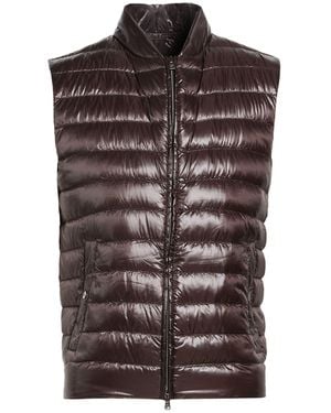 Herno Dark Vest Polyamide - Brown
