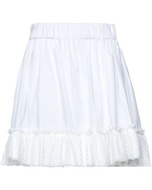 Gina Gorgeous Mini Skirt Cotton - White