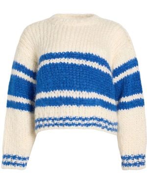 Celine Sweater Mohair Wool, Wool - Blue