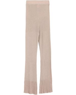 NOCOLD Sand Trousers Viscose, Polyester - Natural