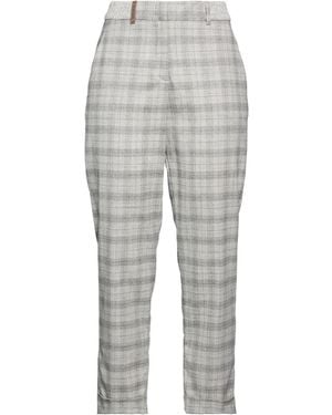 Peserico Light Trousers Virgin Wool, Elastane - Grey