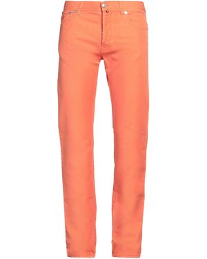 Jacob Cohen Trousers Cotton, Hemp - Orange