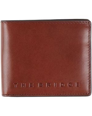 The Bridge Wallet Leather - Red
