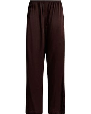 DONNI. Chocolate Pants Viscose, Rayon - Brown