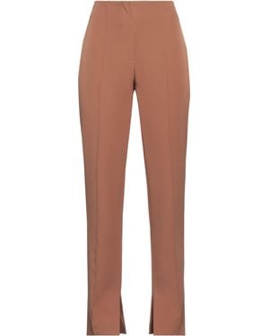 ACTUALEE Camel Pants Polyester, Elastane - Brown