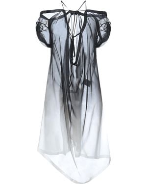 Ann Demeulemeester Mini Dress - Blue